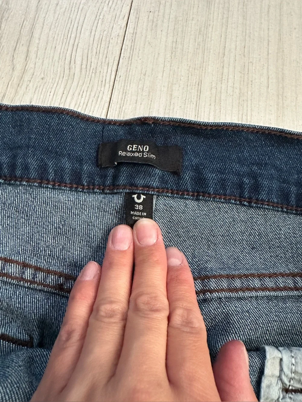 New True Religion Geno Relaxed slim fit jeans